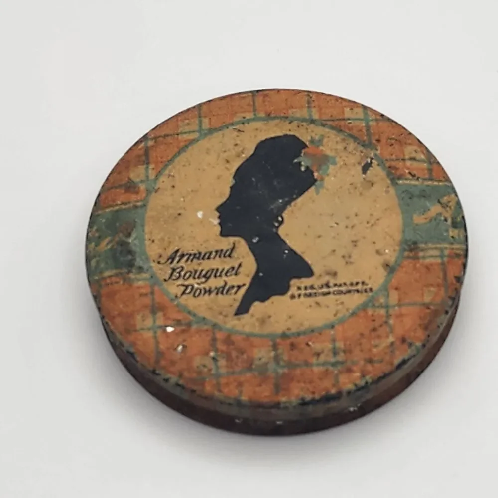 Vintage Empty Armand Bouquet Complexion Powder Tin